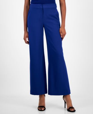 Tahari ASL - Women's Wide-Leg Mid-Rise Pants