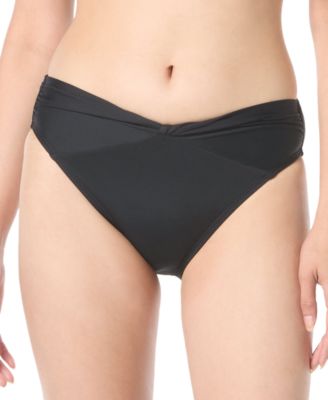 Vince Camuto - Women's Twist-Waist Mid-Rise Bikini Bottoms