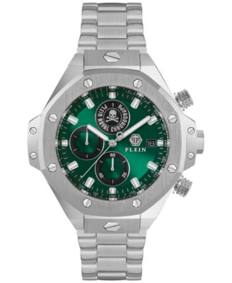 Philipp Plein - Men's Chronograph Royal Stainless Steel Bracelet Watch 46mm