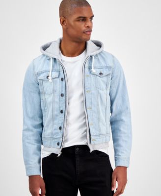 Sun + Stone - Men's Phoenix Trucker Hooded Denim Jacket
