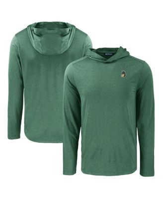 Cutter & Buck - Men's Cutter Buck Green Michigan State Spartans Coastline Epic Comfort Eco Long Sleeve Hoodie T-Shirt