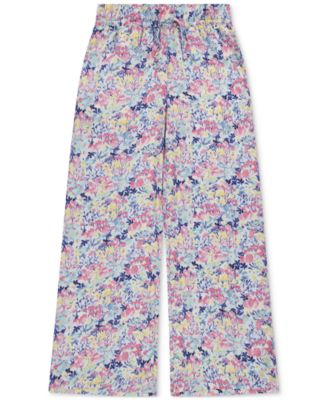 Hurley - Big Girls Floral-Print Beach Pants