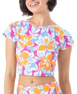 Roxy - Juniors' Topanga Canyon Cropped Rash Guard
