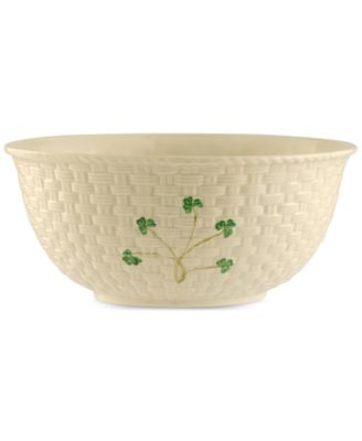 Belleek Pottery - Shamrock Porcelain Mixing Bowl