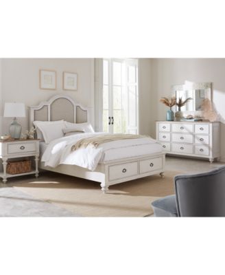 Furniture - Mandeville 3pc Bedroom Set (Upholstered California King Storage Bed + Dresser + 1-Drawer Nightstand)