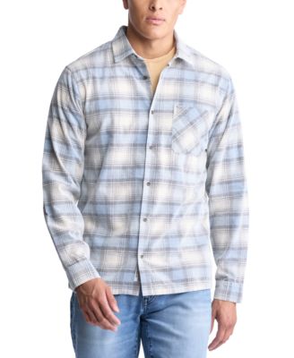 Buffalo David Bitton - Men's Satro Classic-Fit Plaid Button-Down Corduroy Shirt