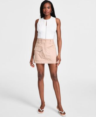 Bar III - Women's Cargo Mini Skirt