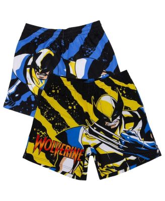Lids - Men's Black Wolverine Comic Big Print Mesh Shorts