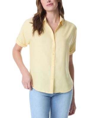 Gloria Vanderbilt - Petite Daisy Short-Sleeve Shirt