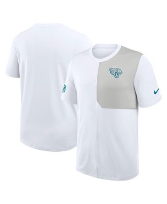 Nike - Men's White Jacksonville Jaguars Sideline UV Performance Coach Shirt