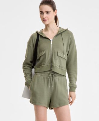 ID Ideology - Women's Cropped Zippered Hoodie