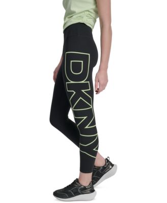 DKNY - Women's Logo Balance Compression High-Waist 7/8 Tights